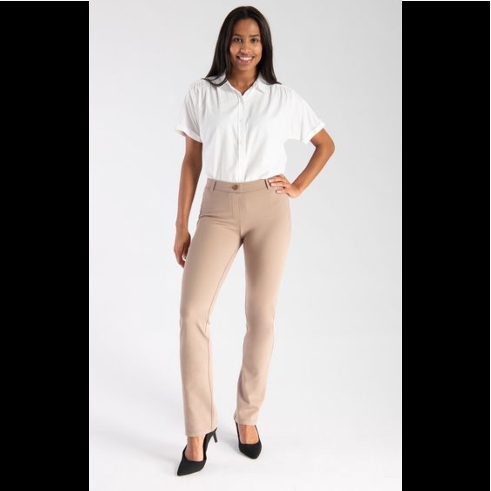 Betabrand Dress Yoga Pant, Classic Straight leg